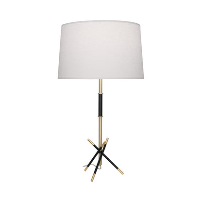 Thatcher Table Lamp in Modern Brass.