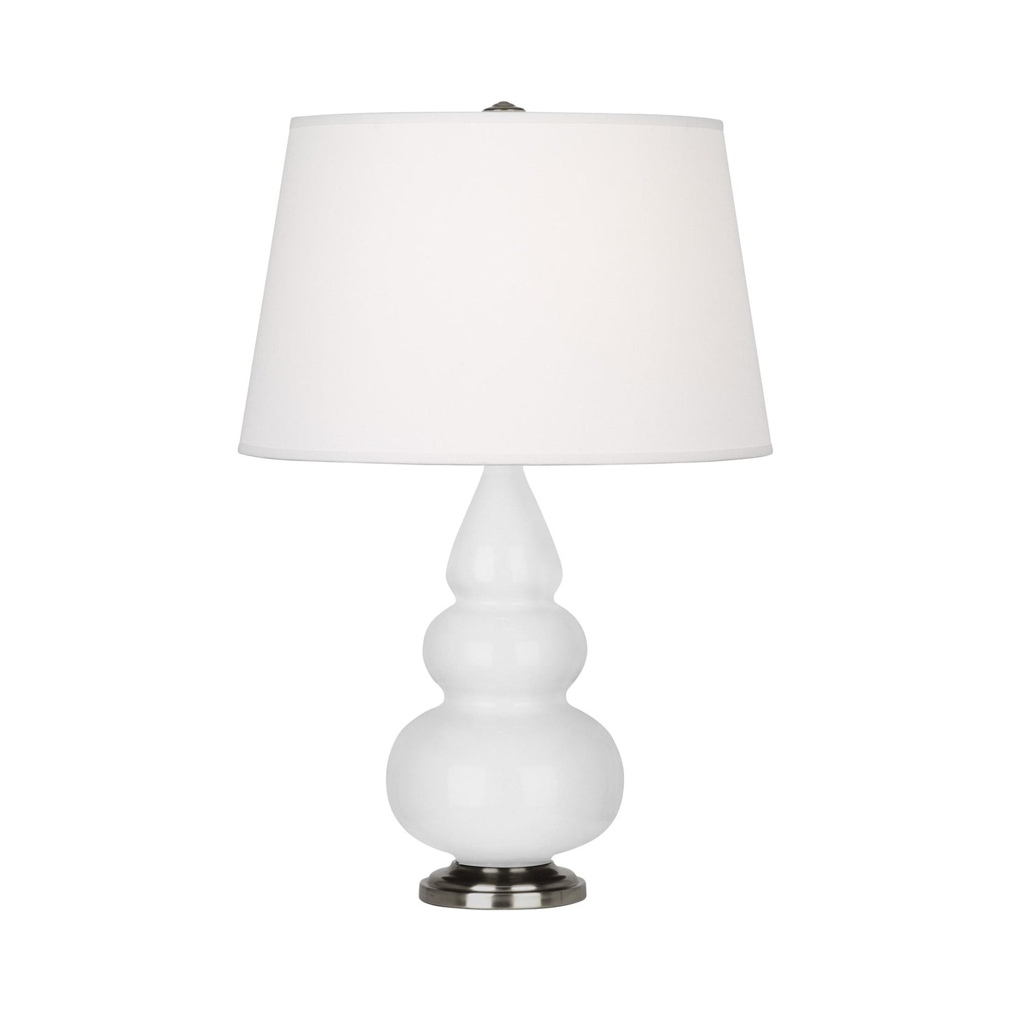 Triple Gourd Accent Lamp in Daisy/Antique Silver.
