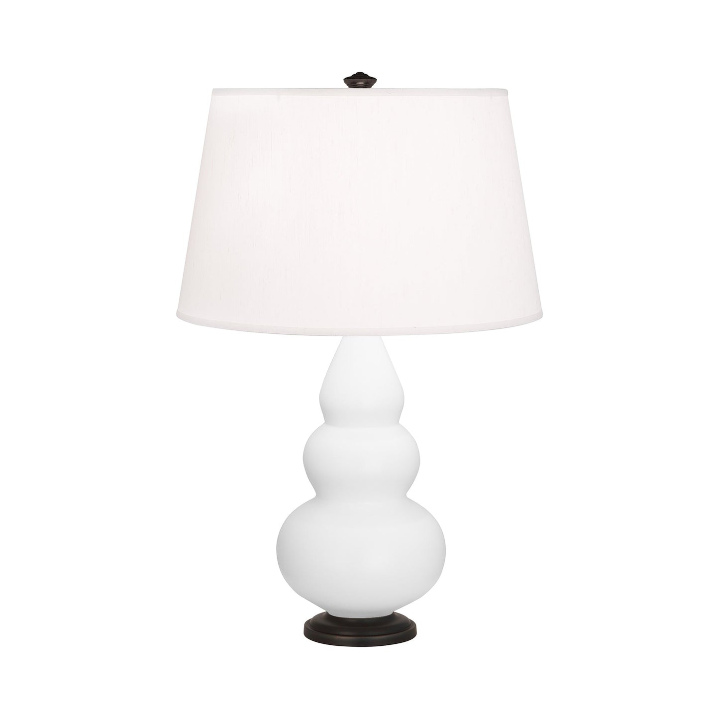 Triple Gourd Accent Lamp in Matte Daisy/Deep Patina Bronze.