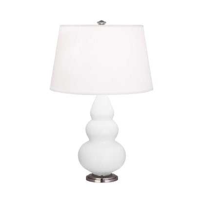 Triple Gourd Accent Lamp in Matte Daisy/Antique Silver.