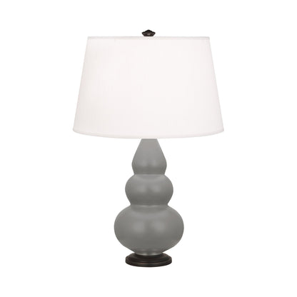 Triple Gourd Accent Lamp in Matte Smokey Taupe/Deep Patina Bronze.