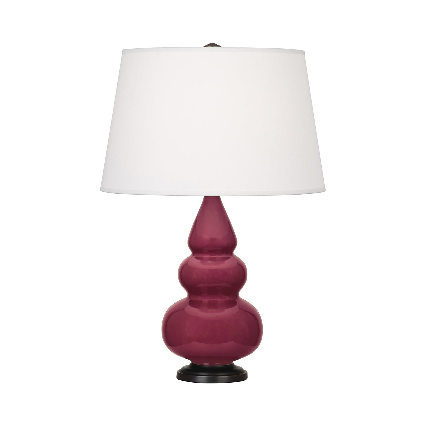 Triple Gourd Accent Lamp in Sugar Plum/Deep Patina Bronze.