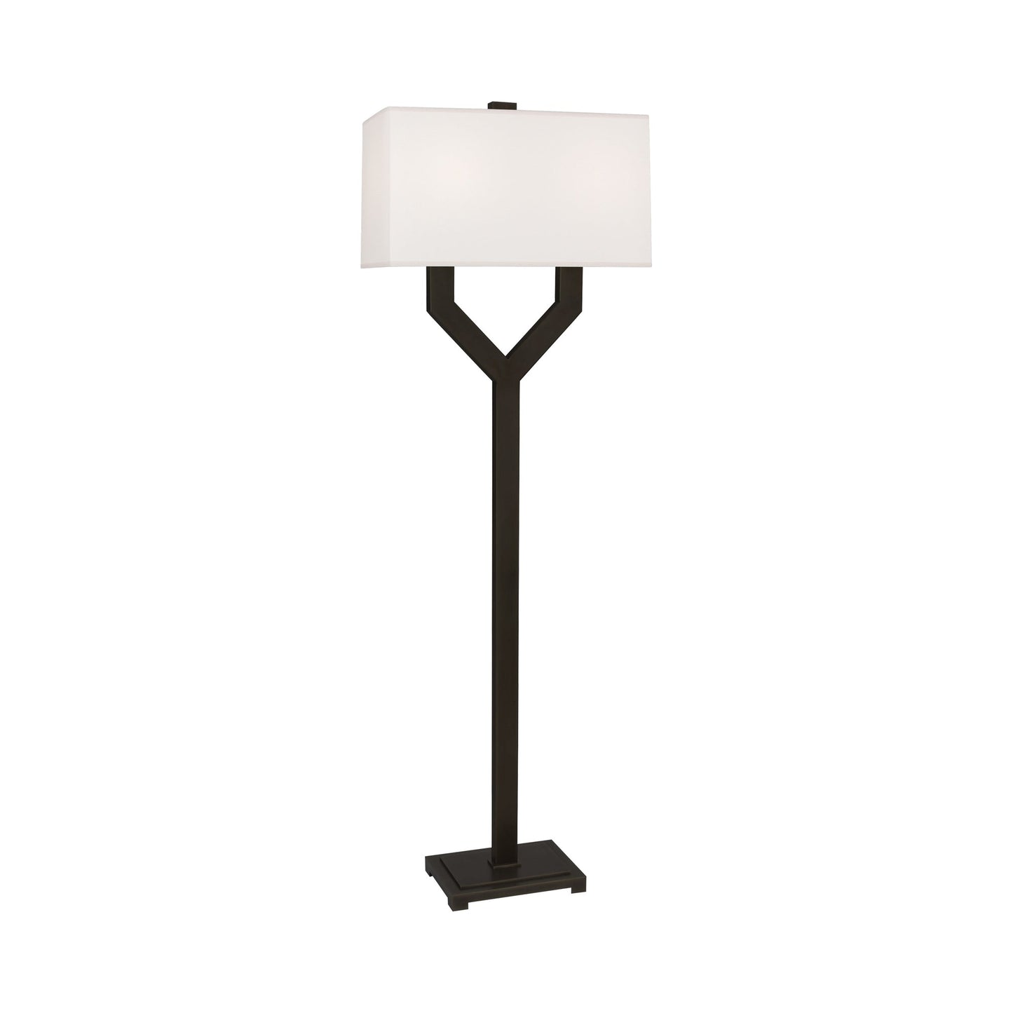 Valerie Floor Lamp in Deep Patina Bronze/Fondine.