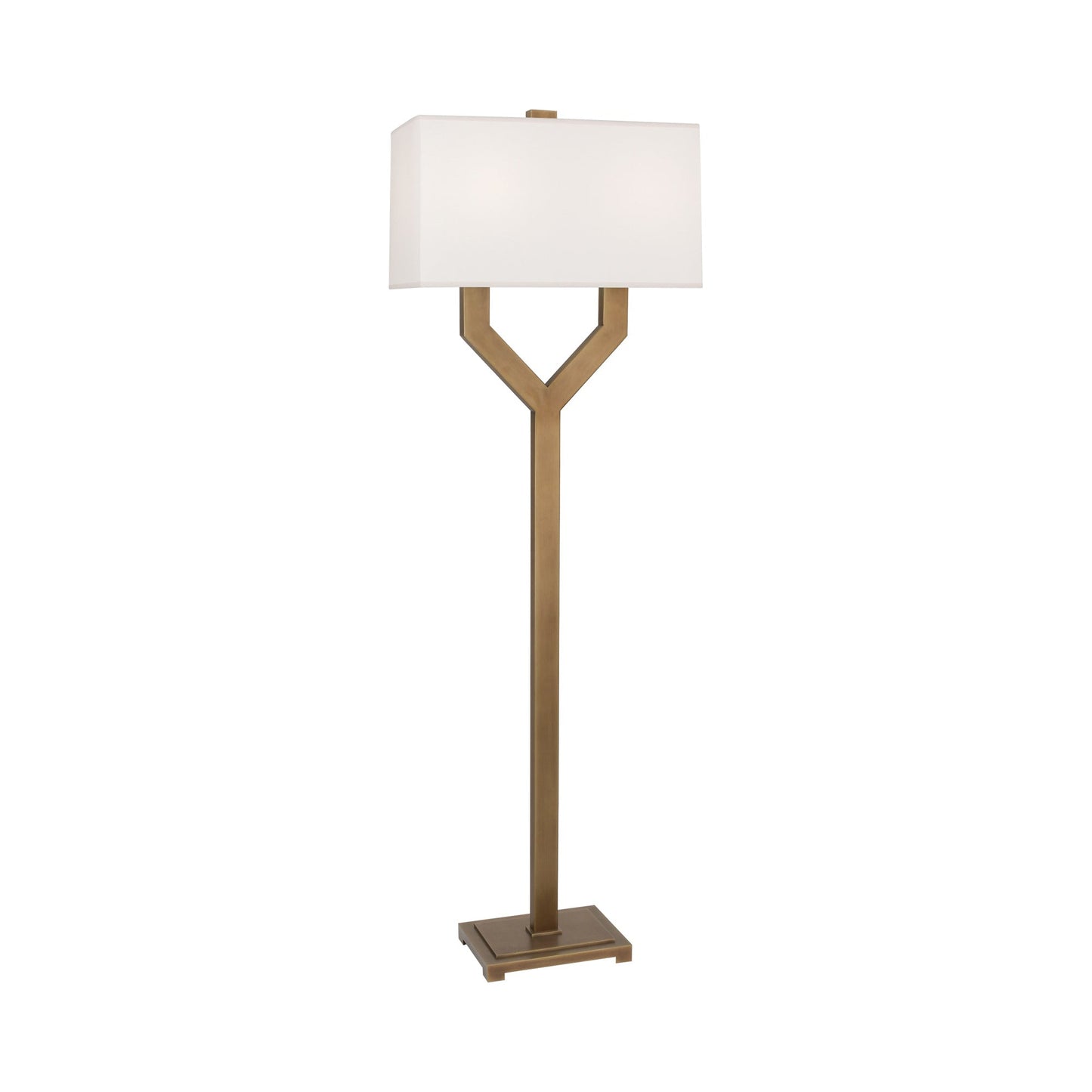 Valerie Floor Lamp in Vintage Brass/Fondine.