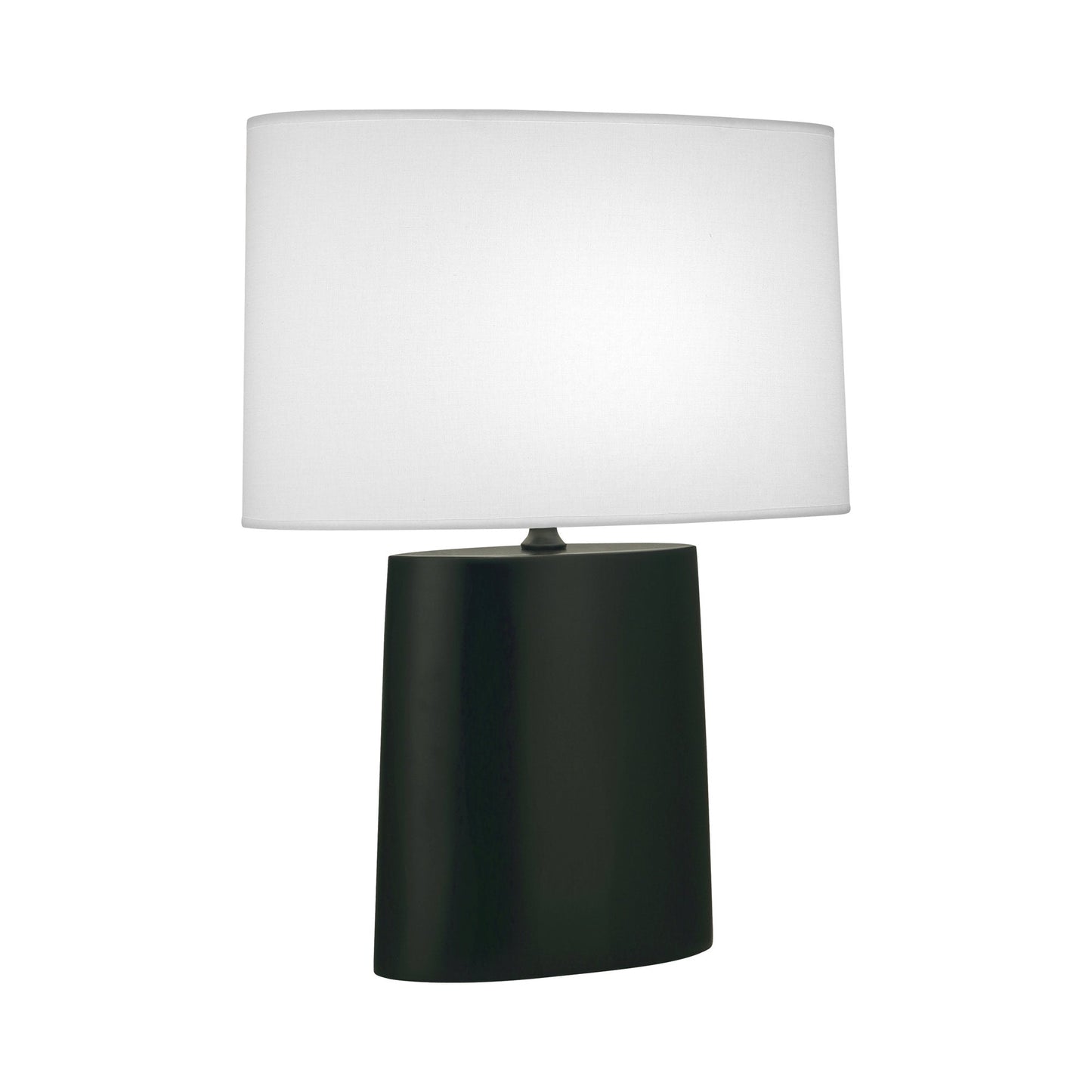 Victor Table Lamp in Matte Obsidian.