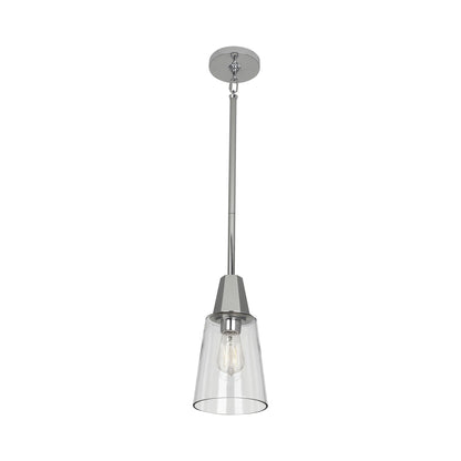 Wheatley Pendant Light in Polished Chrome (Clear).