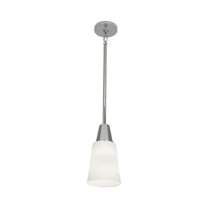 Wheatley Pendant Light in Polished Chrome (White).