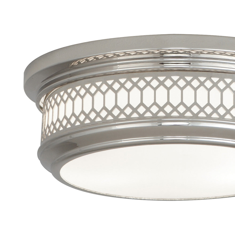 Williamsburg Tucker Flush Mount Ceiling Light in Detail.