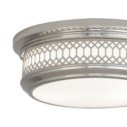 Williamsburg Tucker Flush Mount Ceiling Light in Detail.