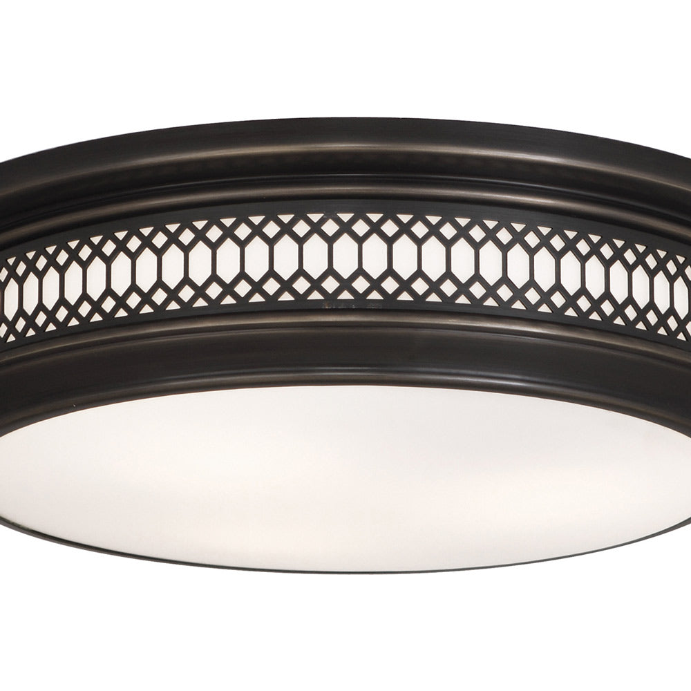 Williamsburg Tucker Flush Mount Ceiling Light in Detail.