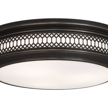 Williamsburg Tucker Flush Mount Ceiling Light in Detail.