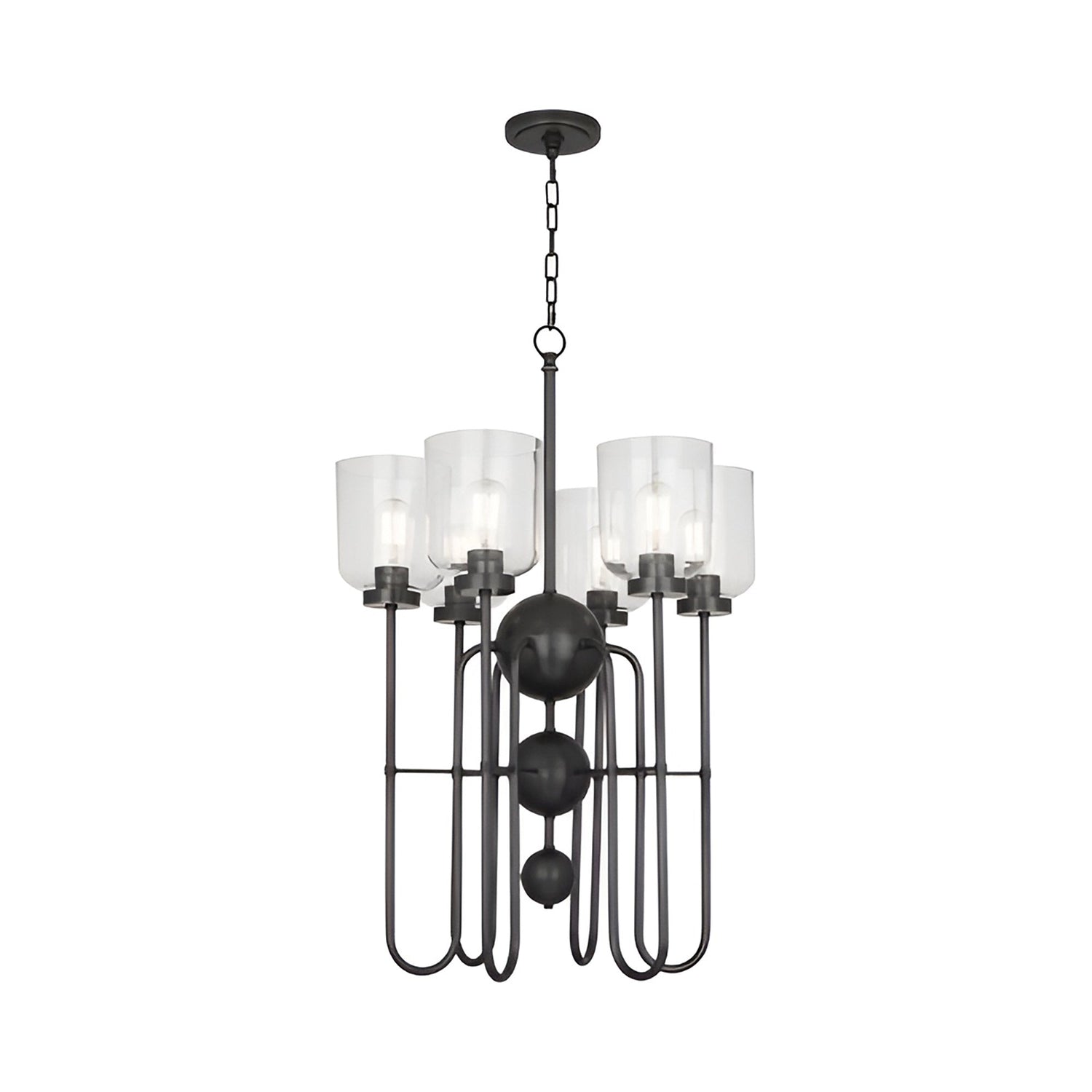 Williamsburg Tyrie Chandelier in Deep Patina Bronze.
