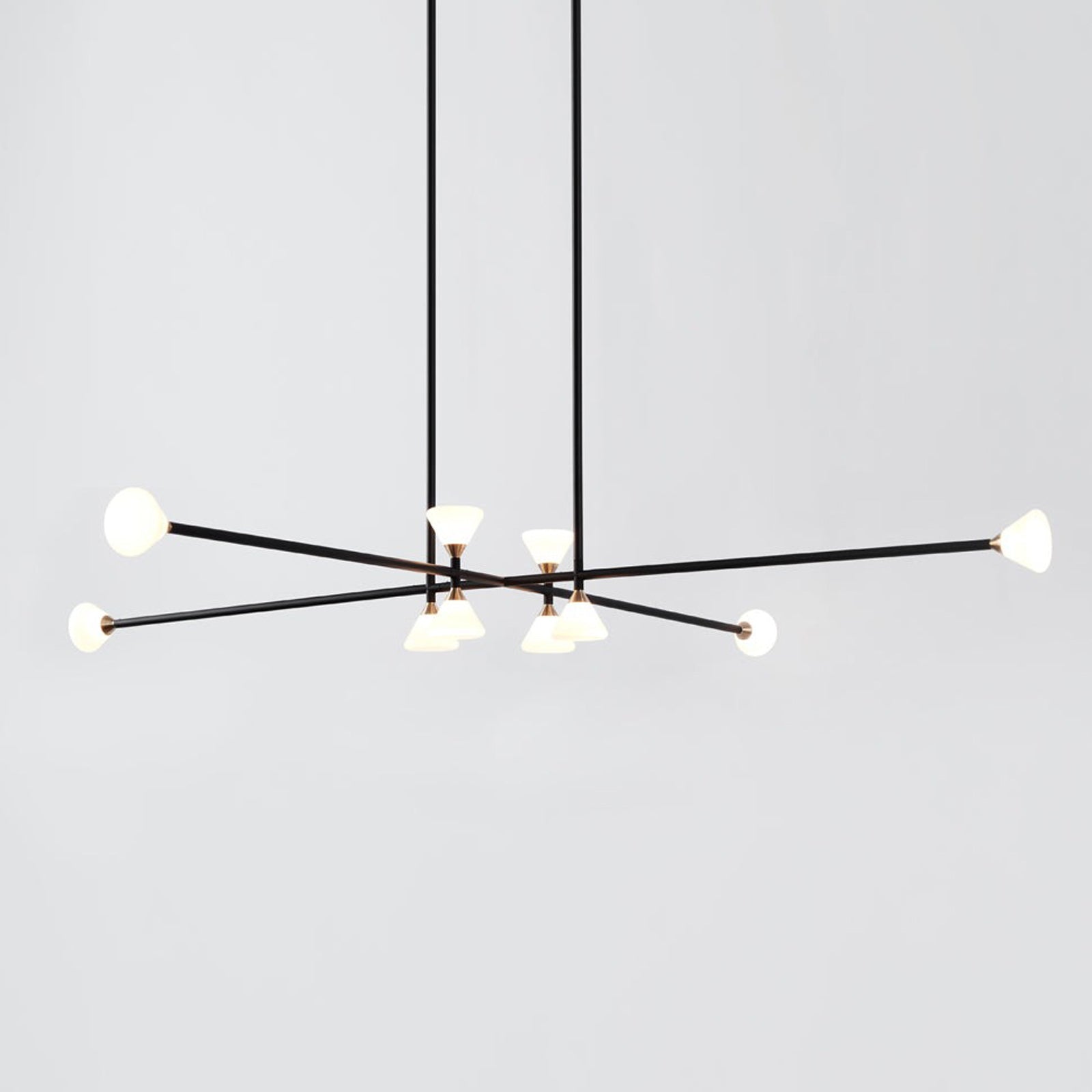 Apollo Horizontal LED Chandelier in Detail.