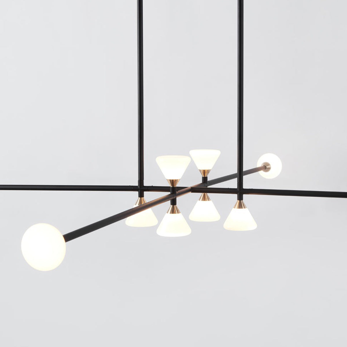 Apollo Horizontal LED Chandelier in Detail.