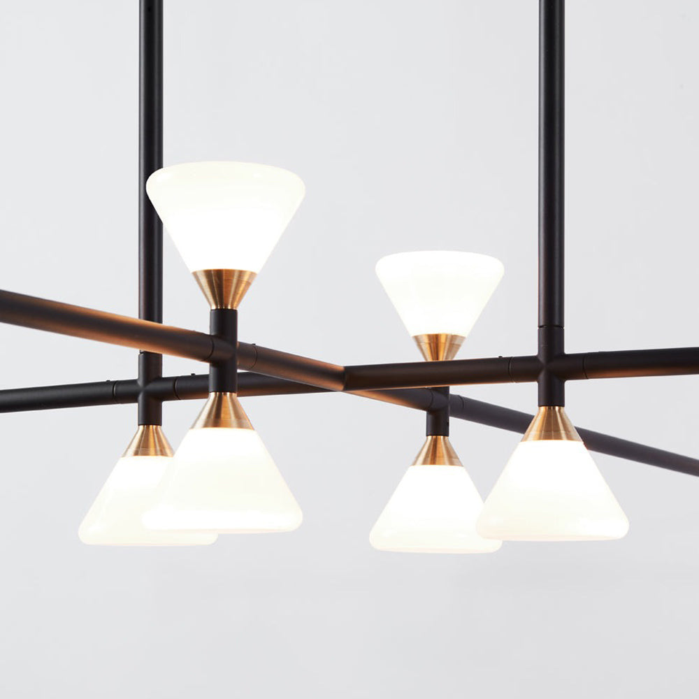 Apollo Horizontal LED Chandelier in Detail.