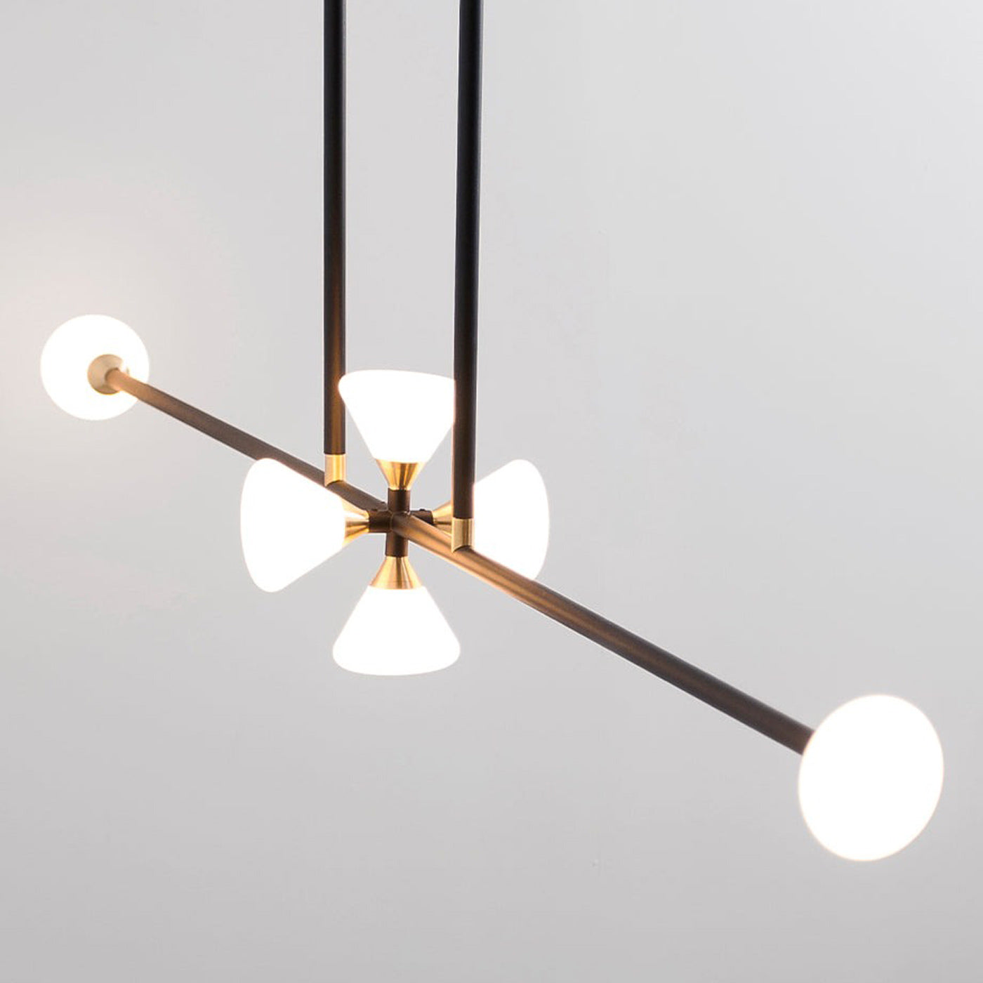 Apollo Linear LED Chandelier in Detail.
