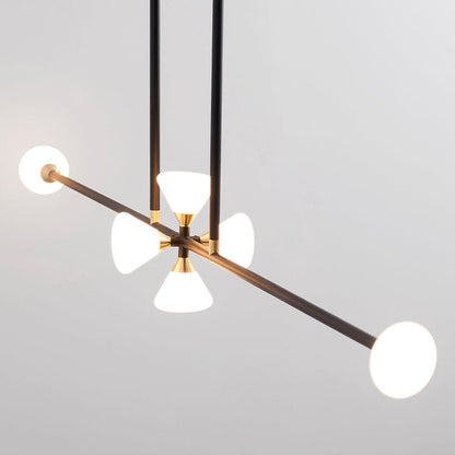Apollo Linear LED Chandelier in Detail.