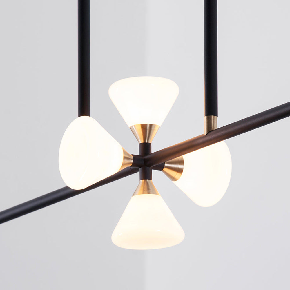 Apollo Linear LED Chandelier in Detail.