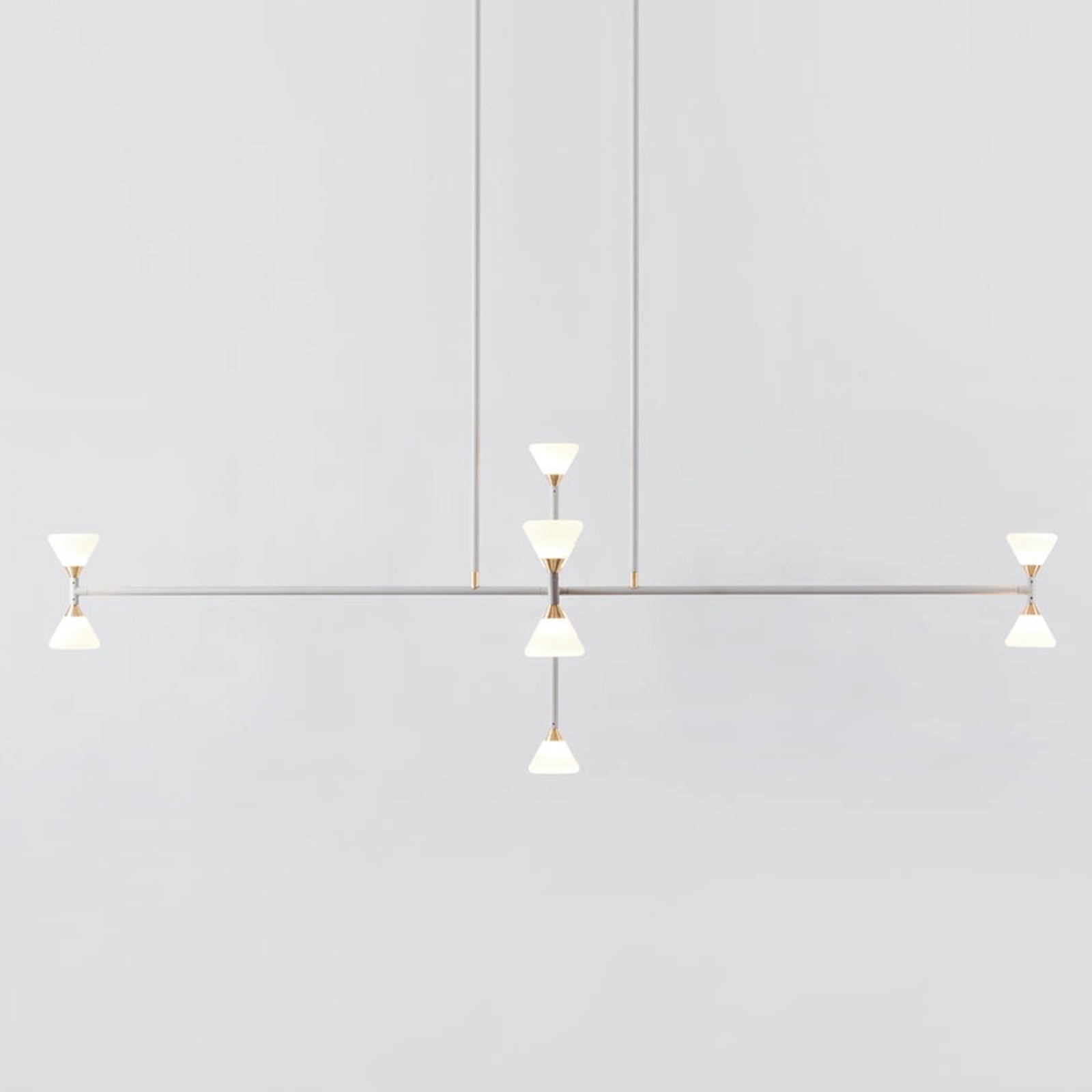 Apollo Vertical LED Chandelier in Detail.