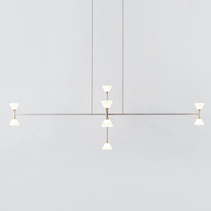 Apollo Vertical LED Chandelier in Detail.