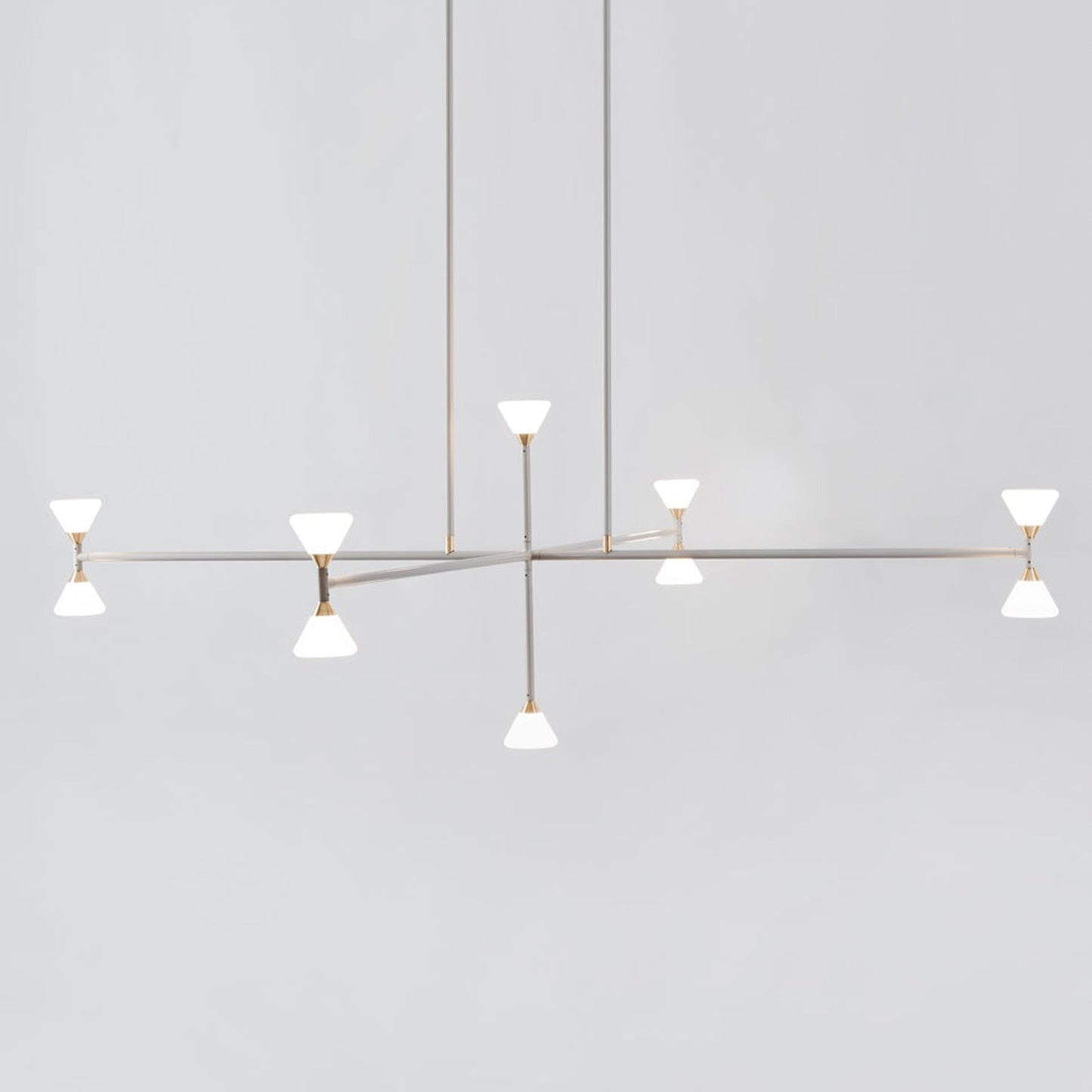 Apollo Vertical LED Chandelier in Detail.