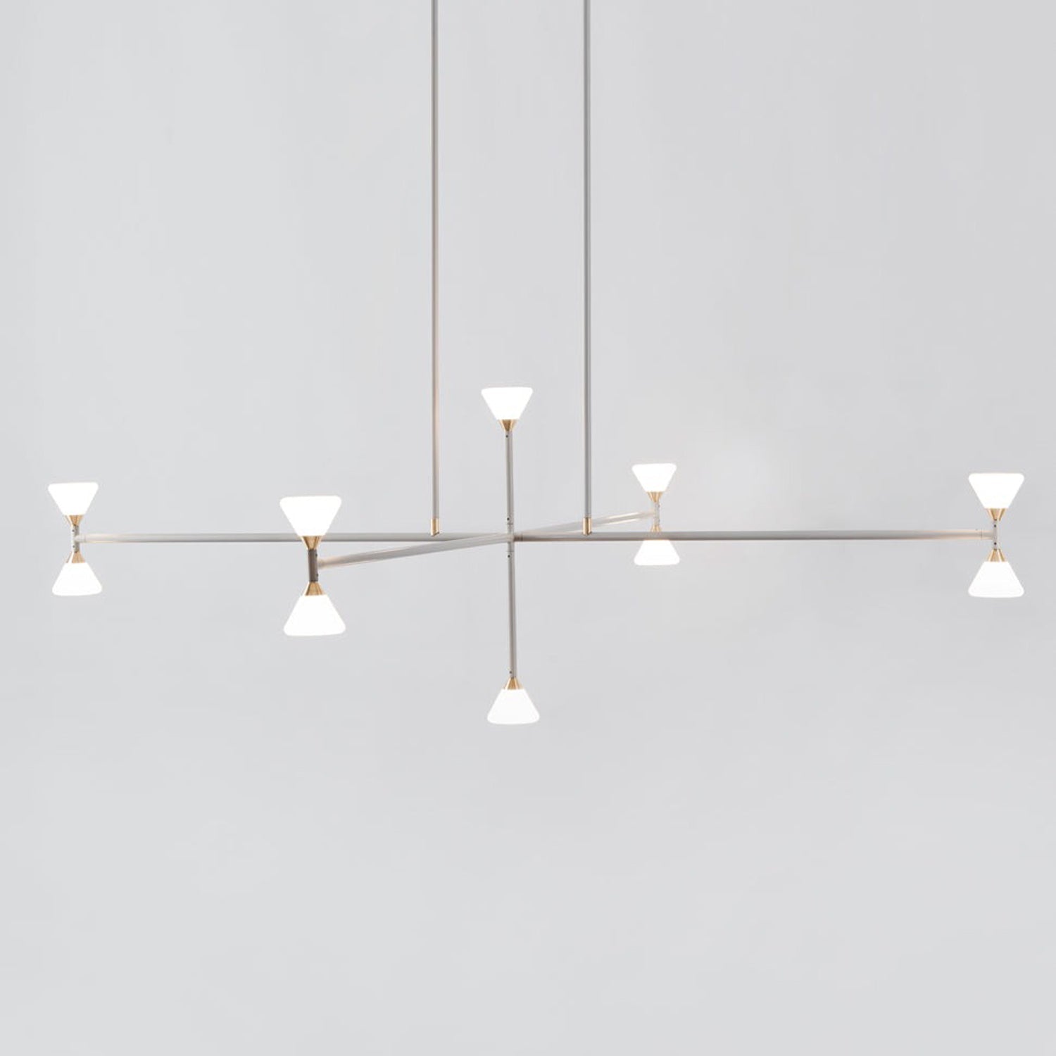Apollo Vertical LED Chandelier in Detail.
