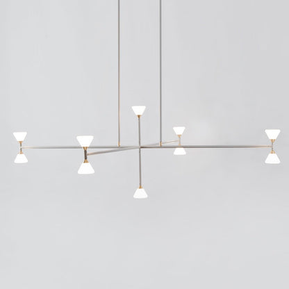 Apollo Vertical LED Chandelier in Detail.
