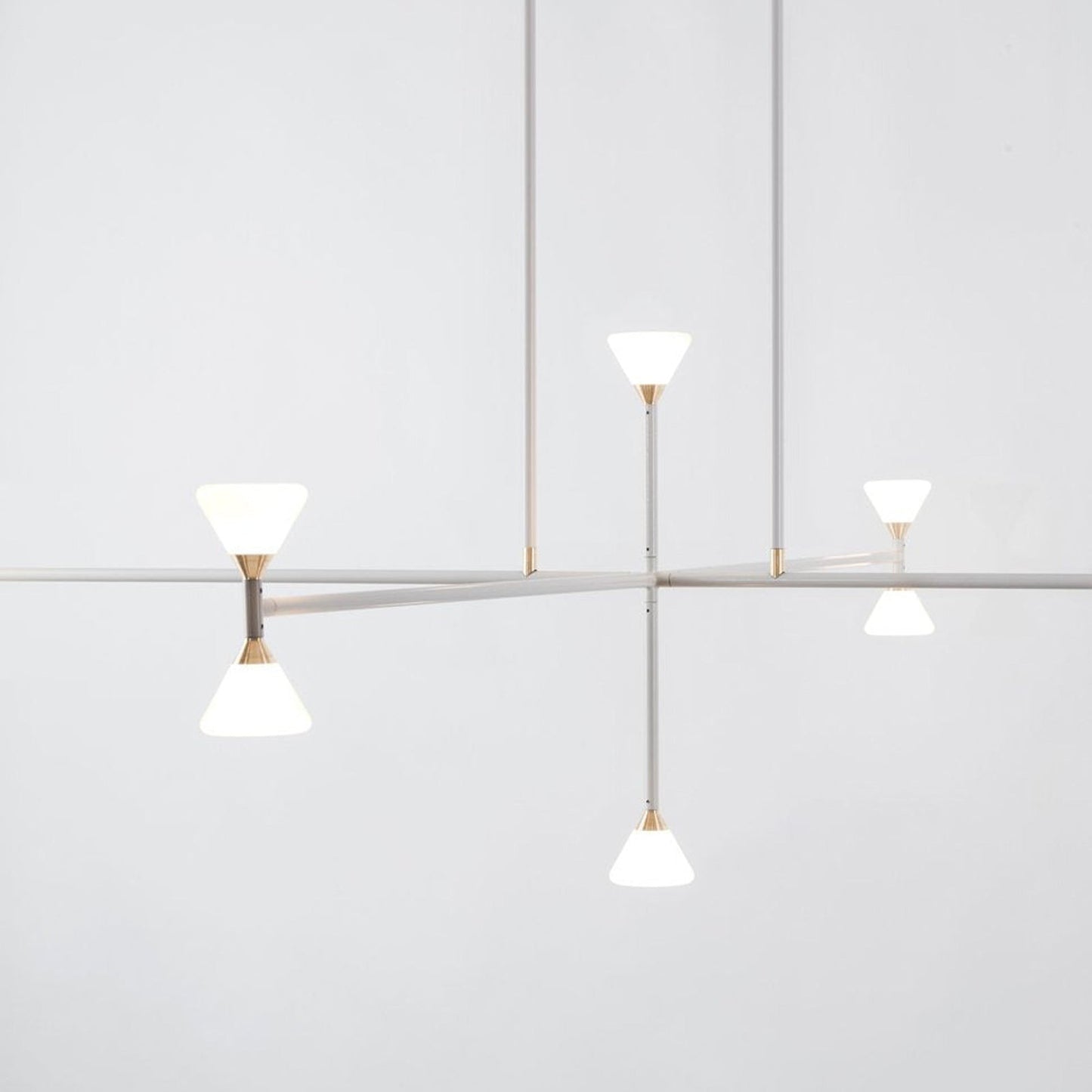 Apollo Vertical LED Chandelier in Detail.