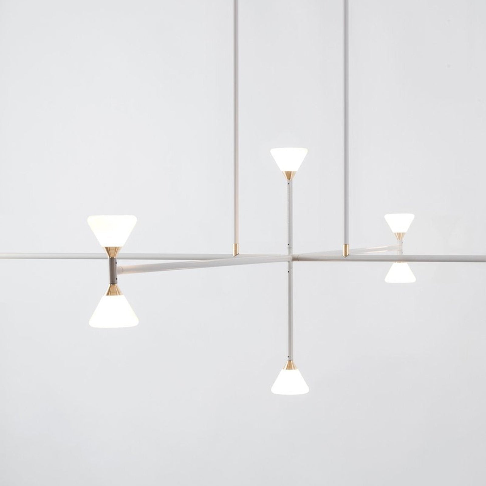 Apollo Vertical LED Chandelier in Detail.