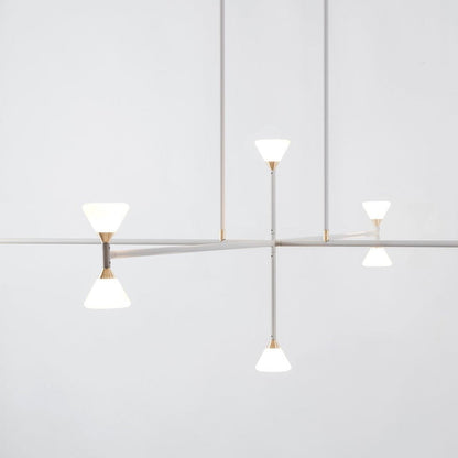 Apollo Vertical LED Chandelier in Detail.
