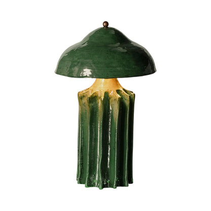 Arbor LED Table Lamp in Forest Green.