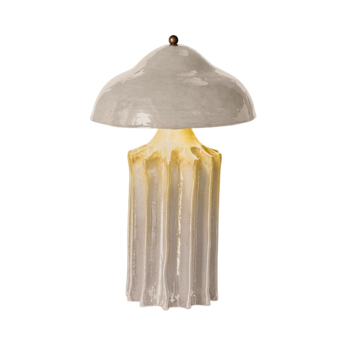 Arbor LED Table Lamp in Gloss White.