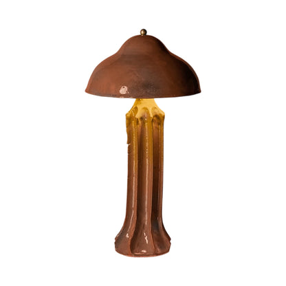 Arbor Slim LED Table Lamp in Rust.