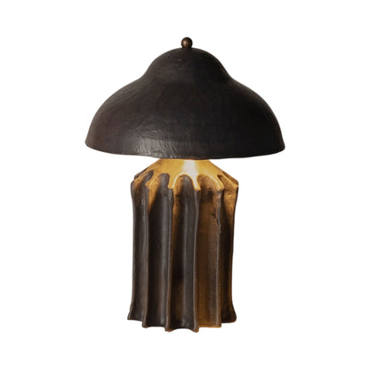 Arbor Squat LED Table Lamp in Charcoal.