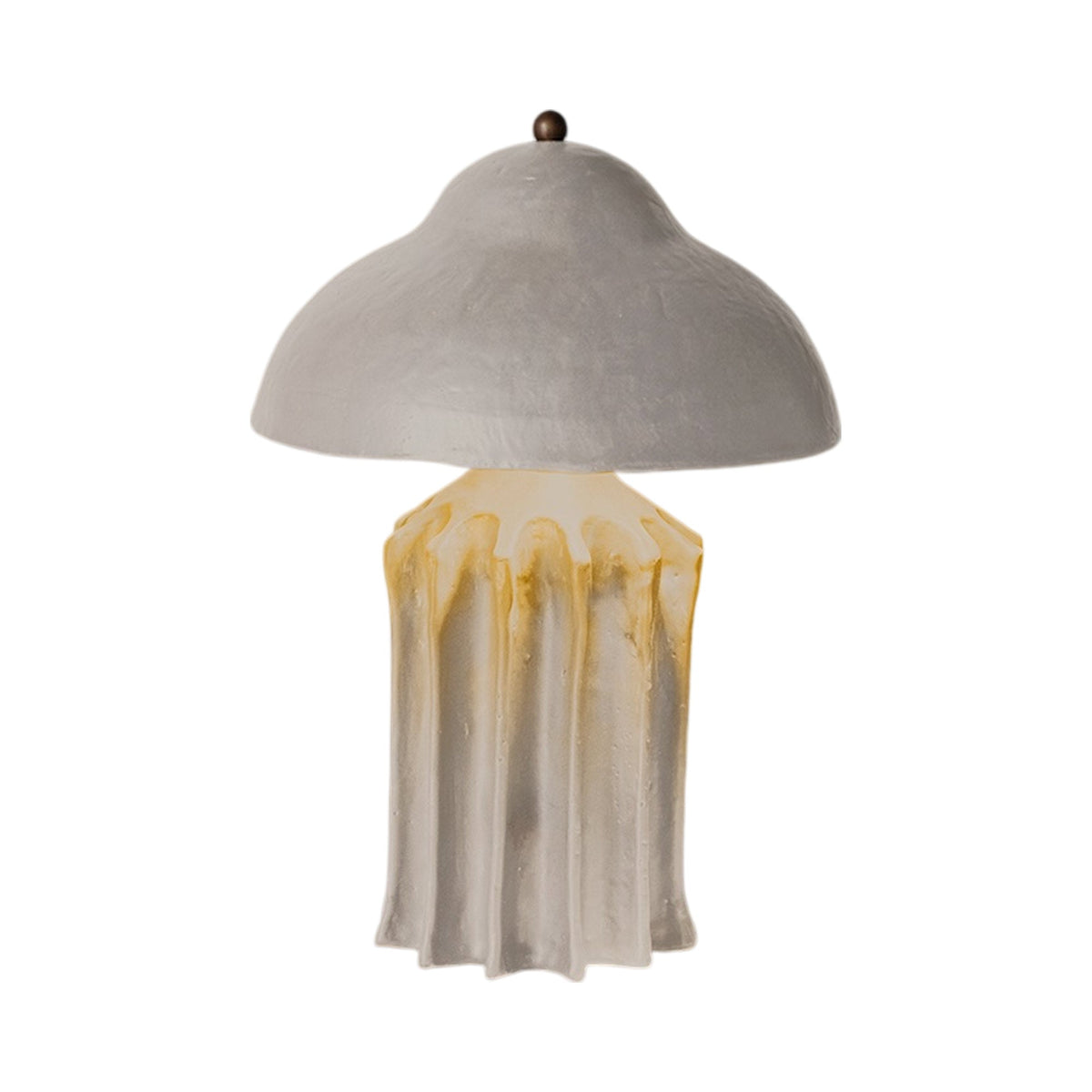 Arbor Squat LED Table Lamp in Wax.