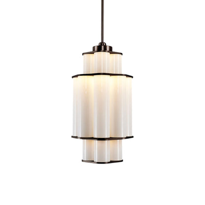 Bauer LED Chandelier in Bronze (28.8-Inch).