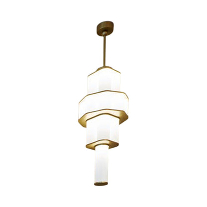 Bauer LED Chandelier in Brushed Brass (36.8-Inch).