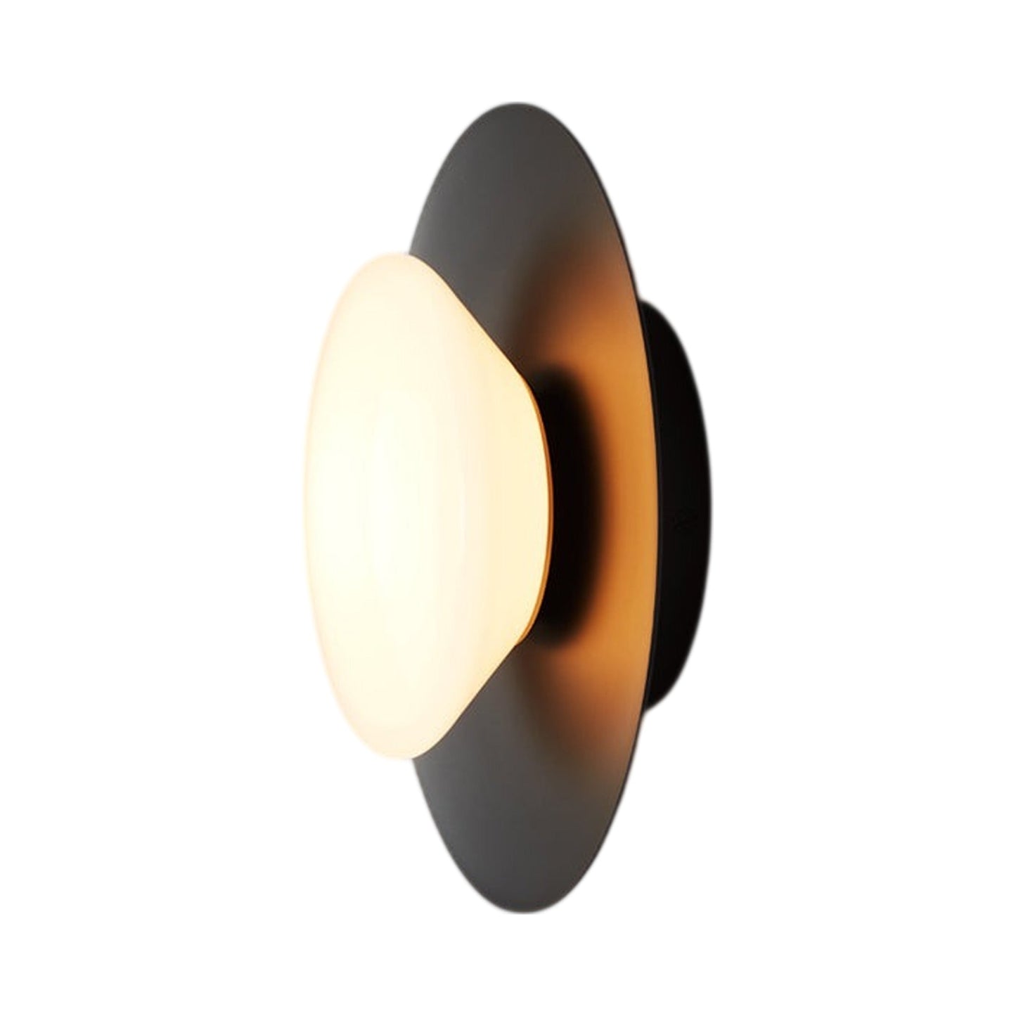 Bell LED Wall Light in Blackened Brass (3.9-Inch).