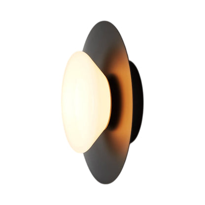 Bell LED Wall Light in Blackened Brass (3.9-Inch).