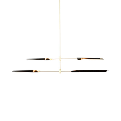 Boden Horizontal LED Chandelier (4-Light).