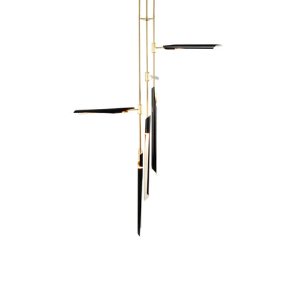 Boden Vertical LED Chandelier.