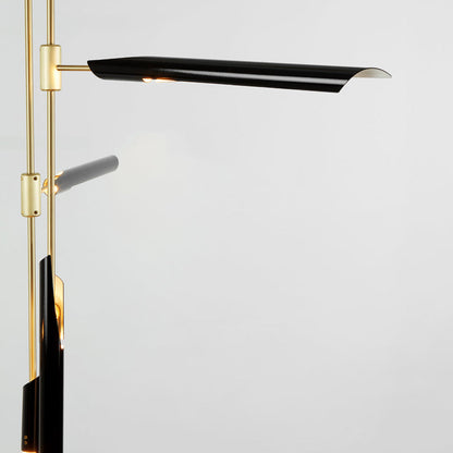 Boden Vertical LED Chandelier in Detail.