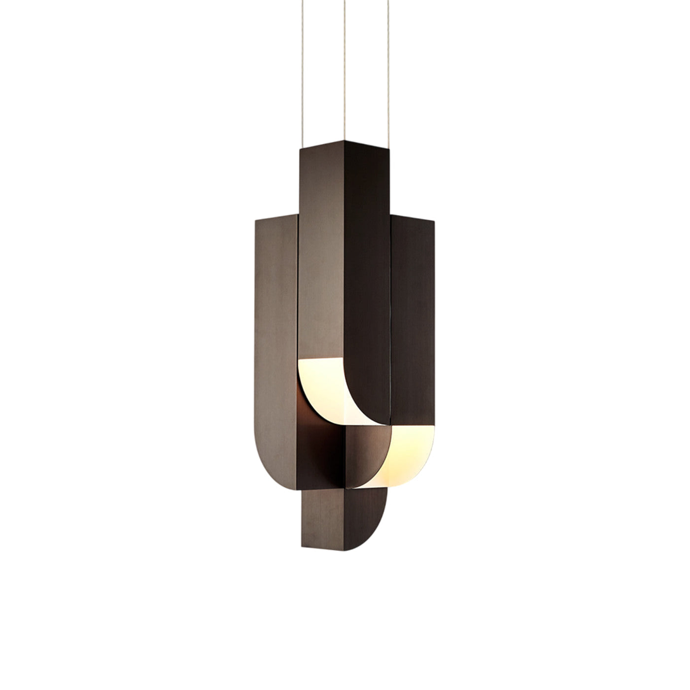 Cora LED Pendant Light in Bronze (4-Light).