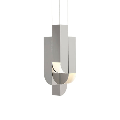 Cora LED Pendant Light in Polished Nickel (4-Light).