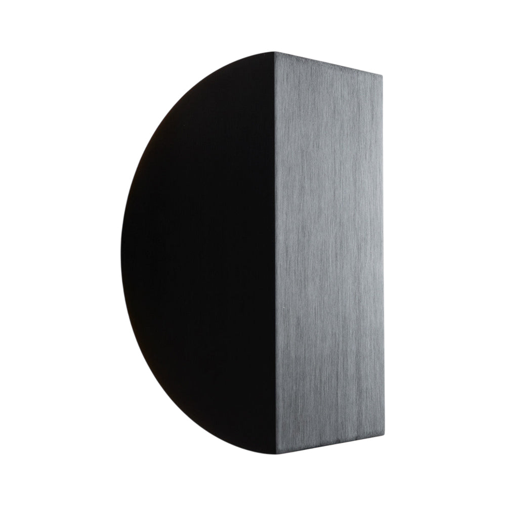 Cora LED Wall Light in Black.