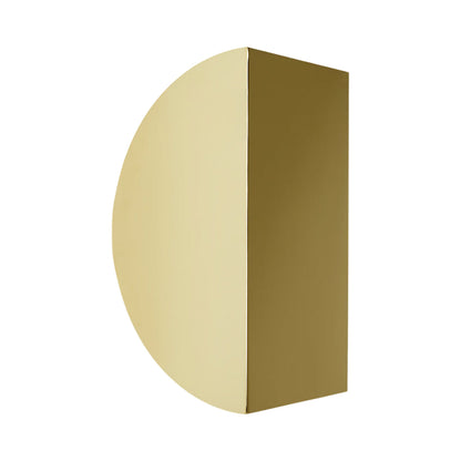 Cora LED Wall Light in Polished Brass.