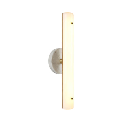 Counterweight Circle LED Wall Light in Ash.