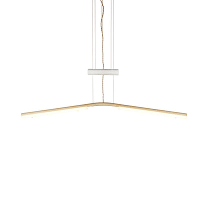 Counterweight LED Pendant Light in Ash.