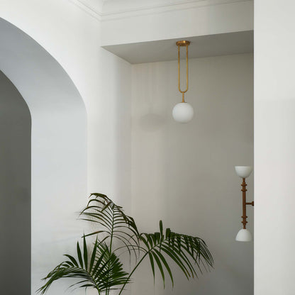 Del Playa Double Arm LED Wall Light in living room.