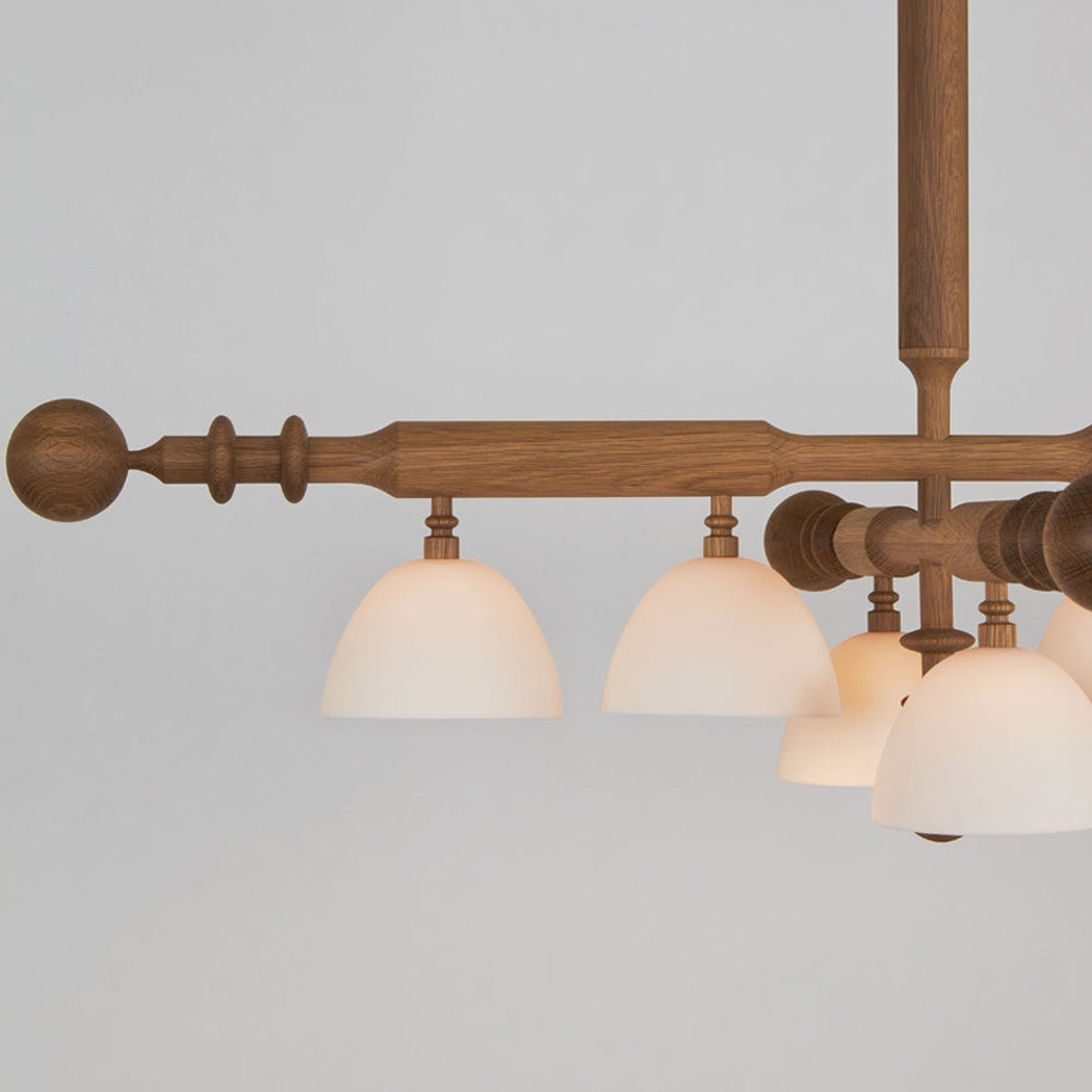 Del Playa Four Arm LED Pendant Light in Detail.